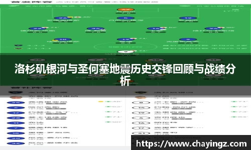 洛杉矶银河与圣何塞地震历史交锋回顾与战绩分析