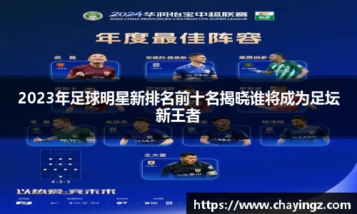 2023年足球明星新排名前十名揭晓谁将成为足坛新王者